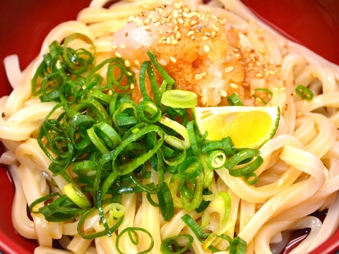 ＜定番シリーズ・レンジ調理＞5分でできる醤油うどん